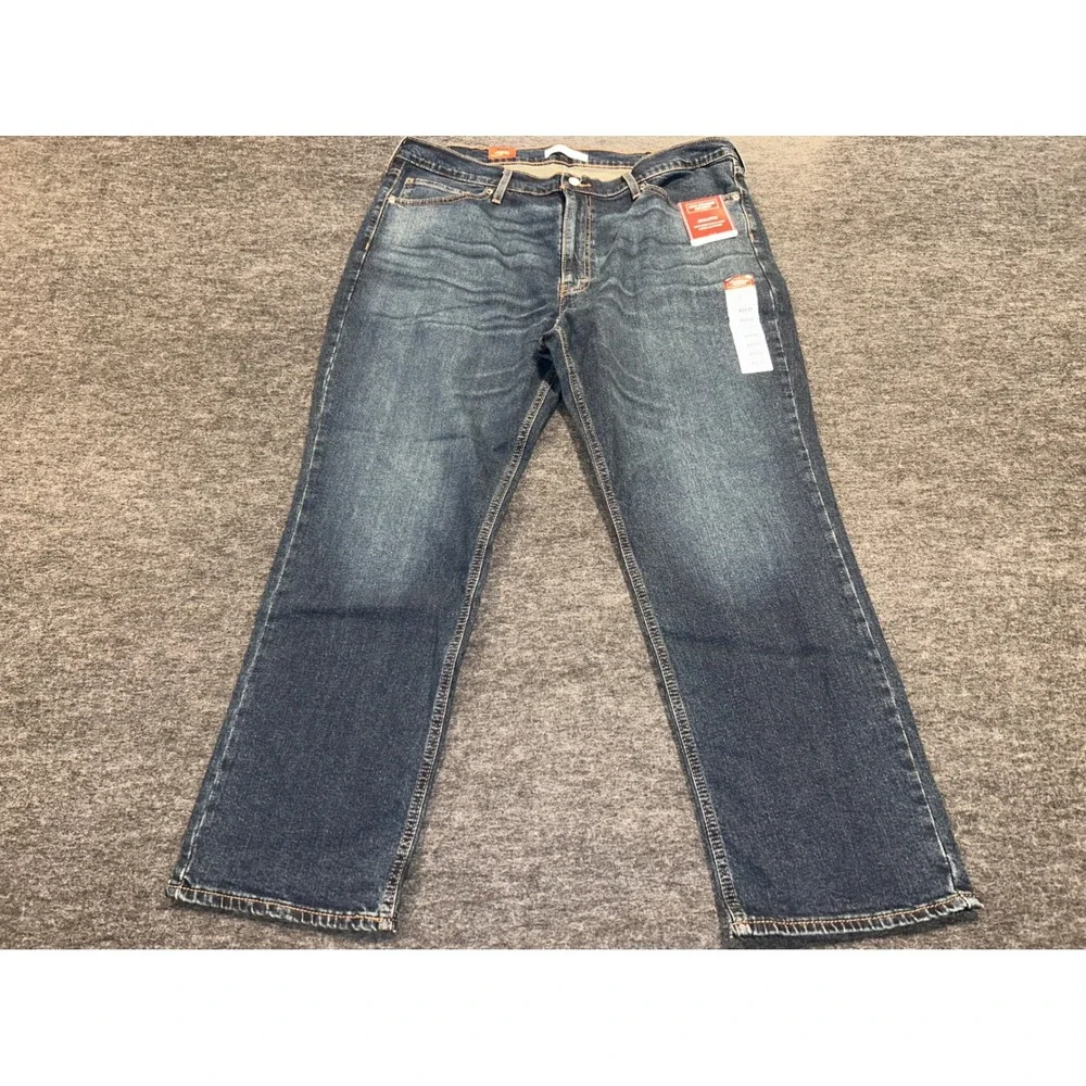 Signature Levi Strauss Athletic Fit Men 40x30(29) Blue New Tapered Jeans